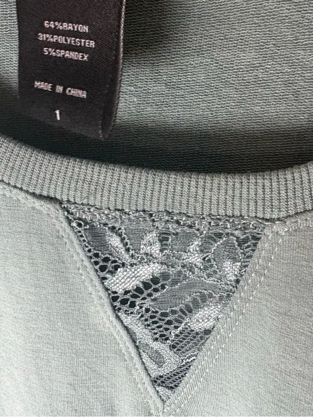 Her Universe | Studio Ghibli My Neighbor Totoro Long Sleeve Lace Shoulder Top 1X - Picture 7 of 12